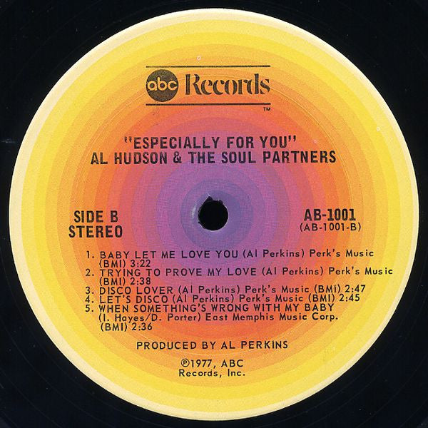 Al Hudson & The Partners ~ Especially For You (Vinyl) - Djungel & Jazz