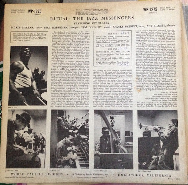 The Jazz Messengers Featuring Art Blakey ~ Ritual (Vinyl) - Djungel & Jazz