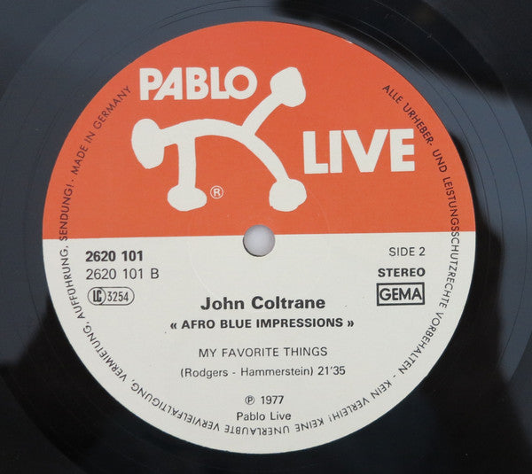 John Coltrane ~ Afro Blue Impressions (Vinyl) - Djungel & Jazz