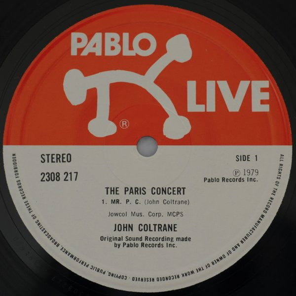 John Coltrane ~ The Paris Concert (Vinyl) - Djungel & Jazz