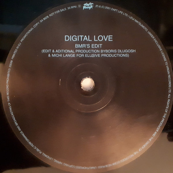 Daft Punk ~ Digital Love (BMR Edit) (Vinyl) - Djungel & Jazz