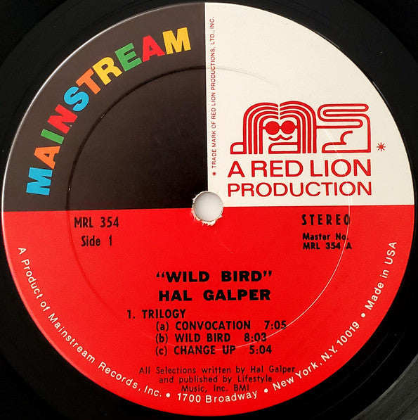 Hal Galper : Wild Bird (LP, Album, Gat)