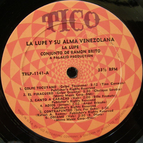 La Lupe ~ Y Su Alma Venezolana (Vinyl) - Djungel & Jazz