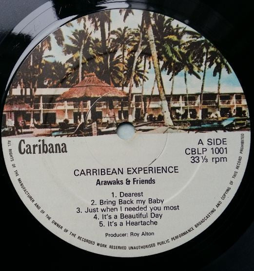 The Arawaks : Carribean Experience (LP, Album)