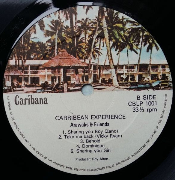 The Arawaks : Carribean Experience (LP, Album)