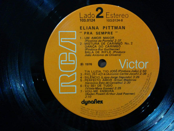Eliana Pittman : Pra Sempre (LP, Album)