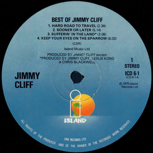 Jimmy Cliff ~ The Best Of Jimmy Cliff (Vinyl) - Djungel & Jazz