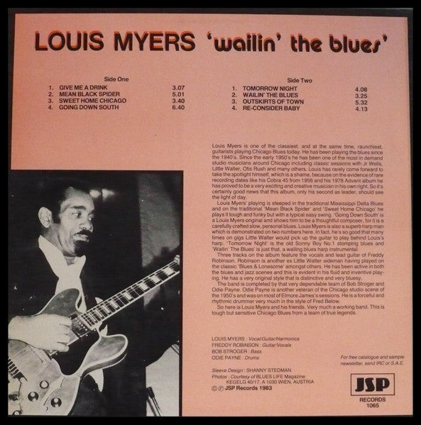 Louis Myers : Wailin' The Blues (LP)