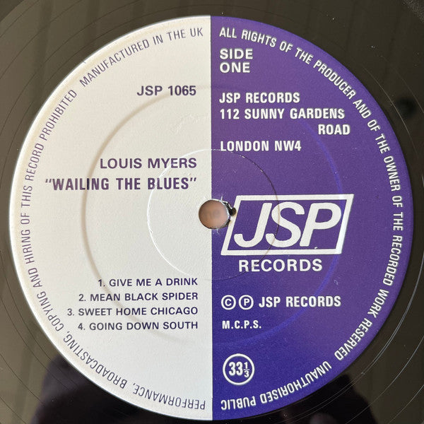 Louis Myers : Wailin' The Blues (LP)