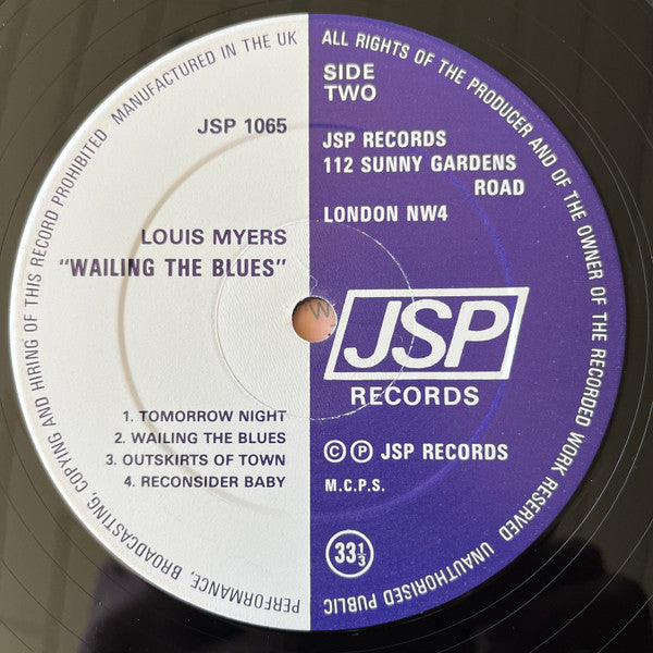Louis Myers : Wailin' The Blues (LP)