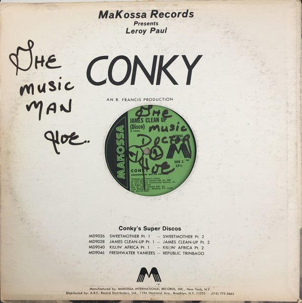 Conky : James Clean Up (12")