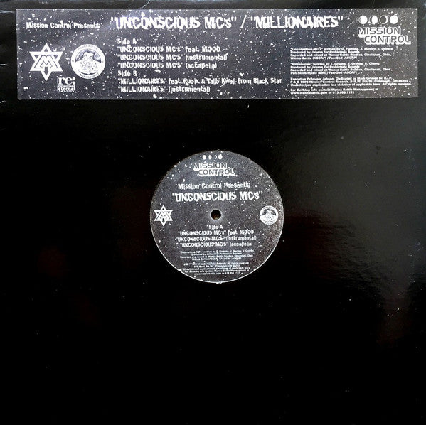 Various ~ Mission Control Presents: Unconscious MC's / Millionaires (Vinyl) - Djungel & Jazz
