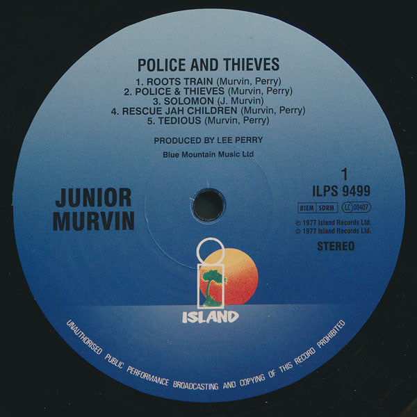 Junior Murvin ~ Police & Thieves (Vinyl) - Djungel & Jazz