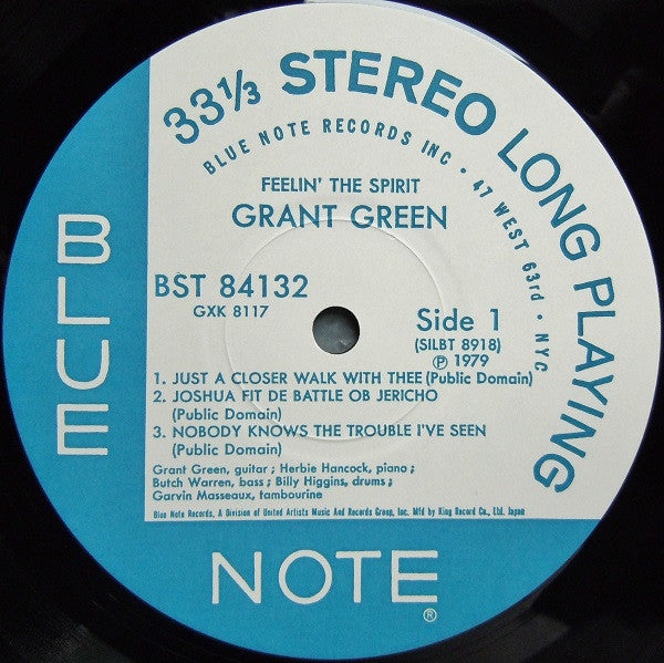 Grant Green ~ Feelin' The Spirit (Vinyl) - Djungel & Jazz