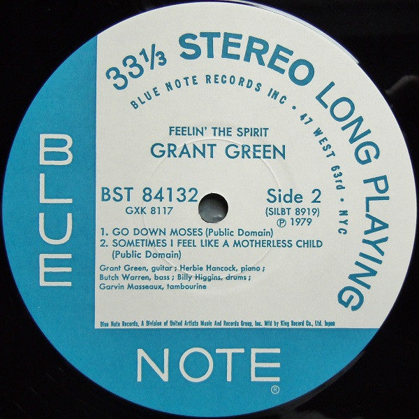 Grant Green ~ Feelin' The Spirit (Vinyl) - Djungel & Jazz