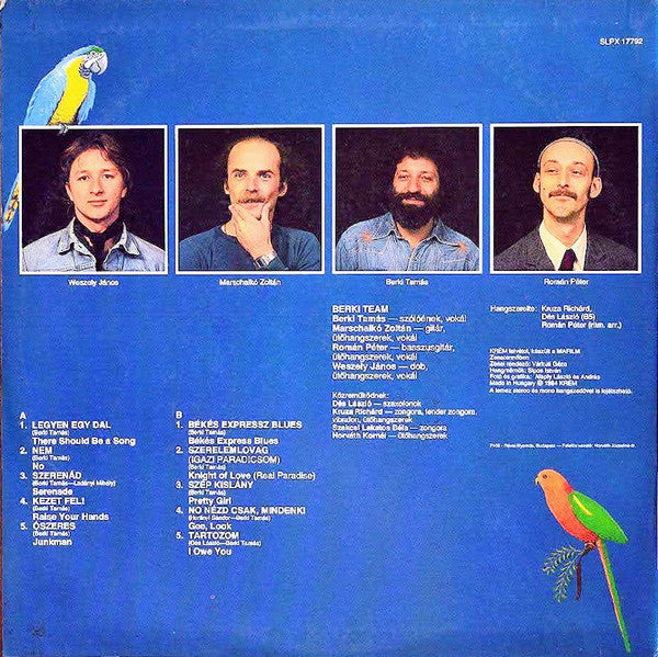 Berki Team : Igazi Paradicsom = Real Paradise (LP, Album)