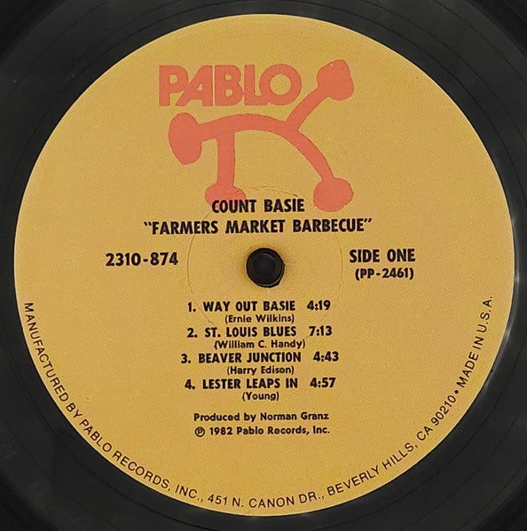 Count Basie Big Band ~ Farmers Market Barbecue (Vinyl) - Djungel & Jazz