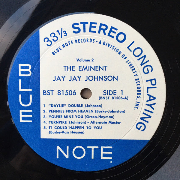 J.J. Johnson ~ The Eminent Jay Jay Johnson Volume 2 (Vinyl) - Djungel & Jazz