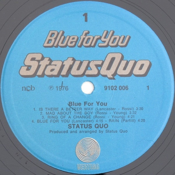 Status Quo ~ Blue For You (Vinyl) - Djungel & Jazz