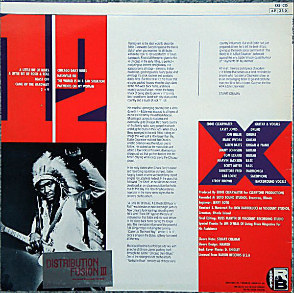 Eddie Clearwater* : Two Times Nine (LP, Album)