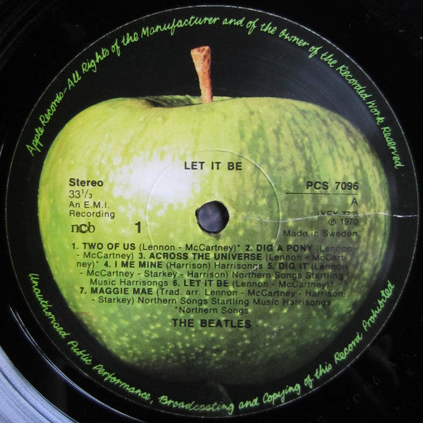 The Beatles ~ Let It Be (Vinyl) - Djungel & Jazz