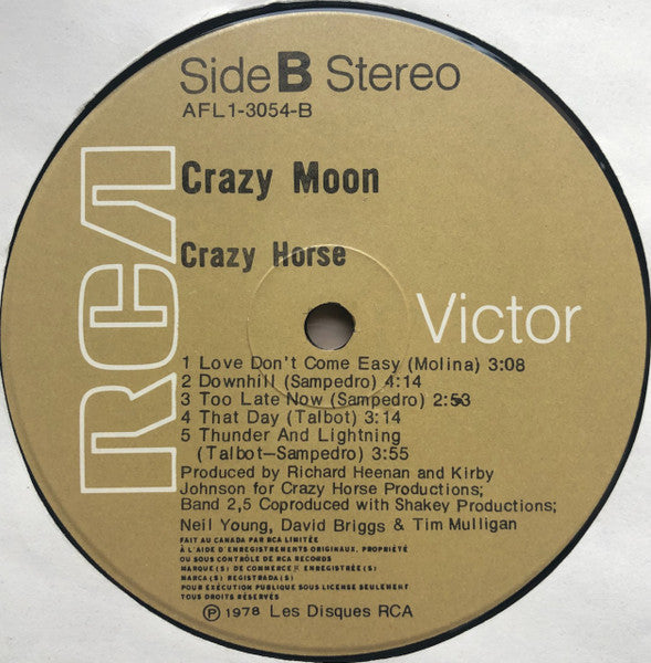 Crazy Horse ~ Crazy Moon (Vinyl) - Djungel & Jazz