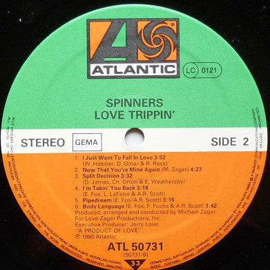 Spinners ~ Love Trippin' (Vinyl) - Djungel & Jazz