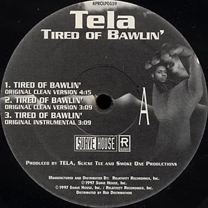 Tela ~ Tired Of Bawlin' (Vinyl) - Djungel & Jazz