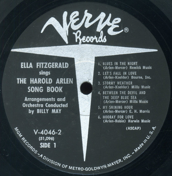 Ella Fitzgerald ~ Ella Fitzgerald Sings The Harold Arlen Song Book (Vinyl) - Djungel & Jazz