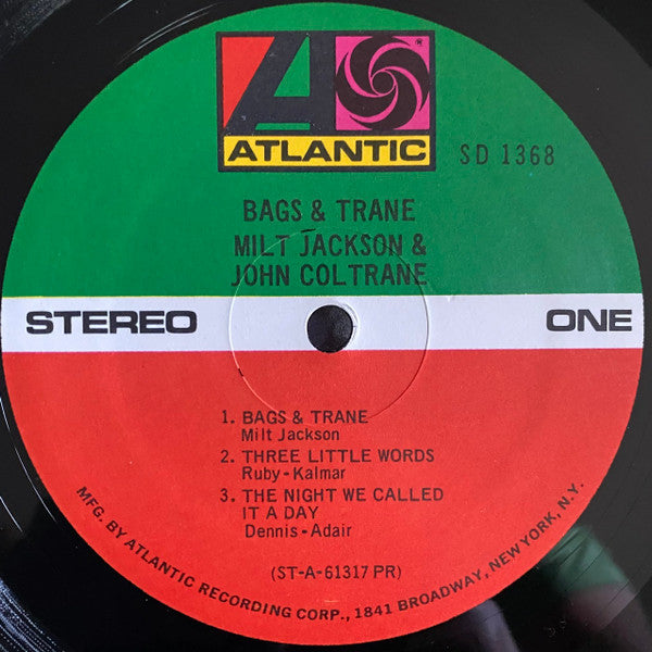 Milt Jackson & John Coltrane ~ Bags & Trane (Vinyl) - Djungel & Jazz