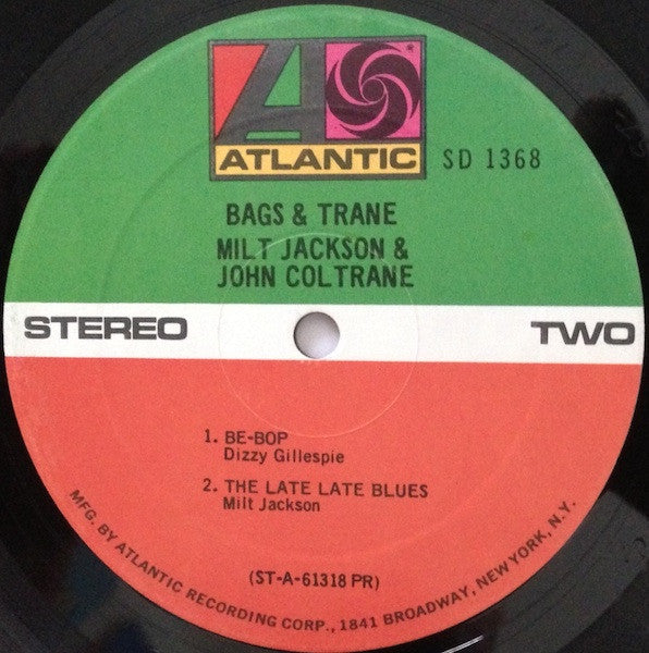 Milt Jackson & John Coltrane ~ Bags & Trane (Vinyl) - Djungel & Jazz