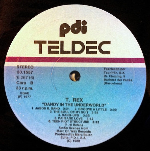T. Rex ~ Dandy In The Underworld (Vinyl) - Djungel & Jazz