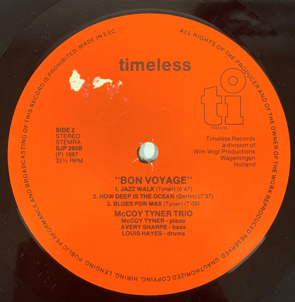 McCoy Tyner, Avery Sharpe, Louis Hayes - Bon Voyage (Vinyl)