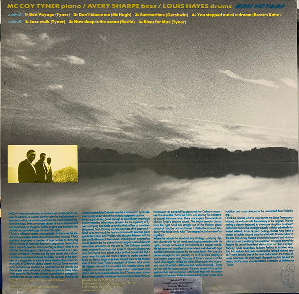 McCoy Tyner, Avery Sharpe, Louis Hayes : Bon Voyage (LP, Album)
