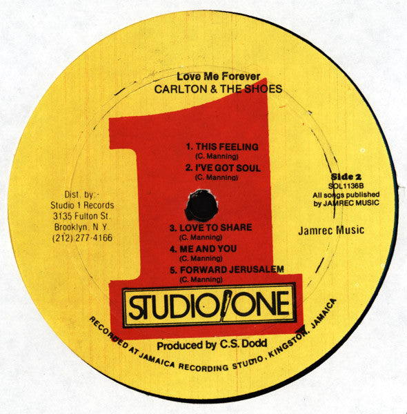 Carlton And The Shoes : Love Me Forever (LP, Album, RE)