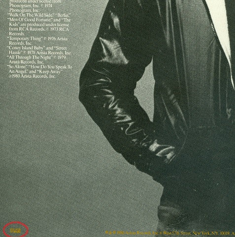 Lou Reed : Rock And Roll Diary 1967-1980 (2xLP, Comp)