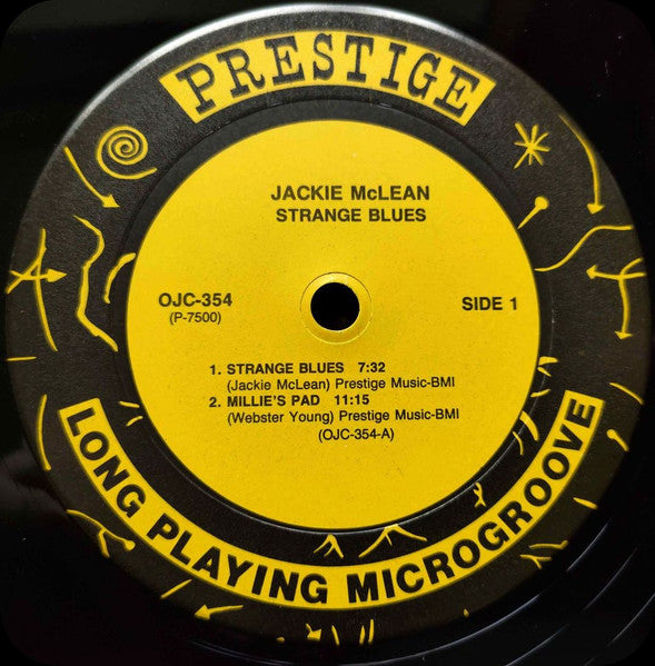 Jackie McLean ~ Strange Blues (Vinyl) - Djungel & Jazz