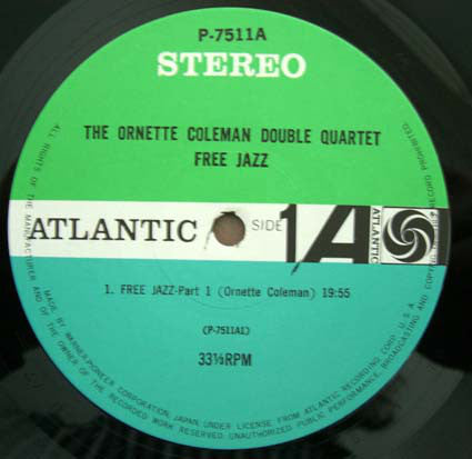 The Ornette Coleman Double Quartet ~ Free Jazz (Vinyl) - Djungel & Jazz