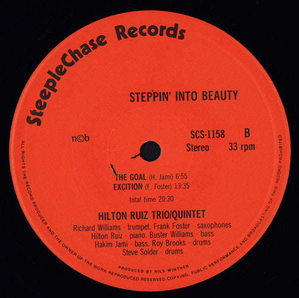 Hilton Ruiz Trio / Hilton Ruiz Quintet ~ Steppin' Into Beauty (Vinyl) - Djungel & Jazz