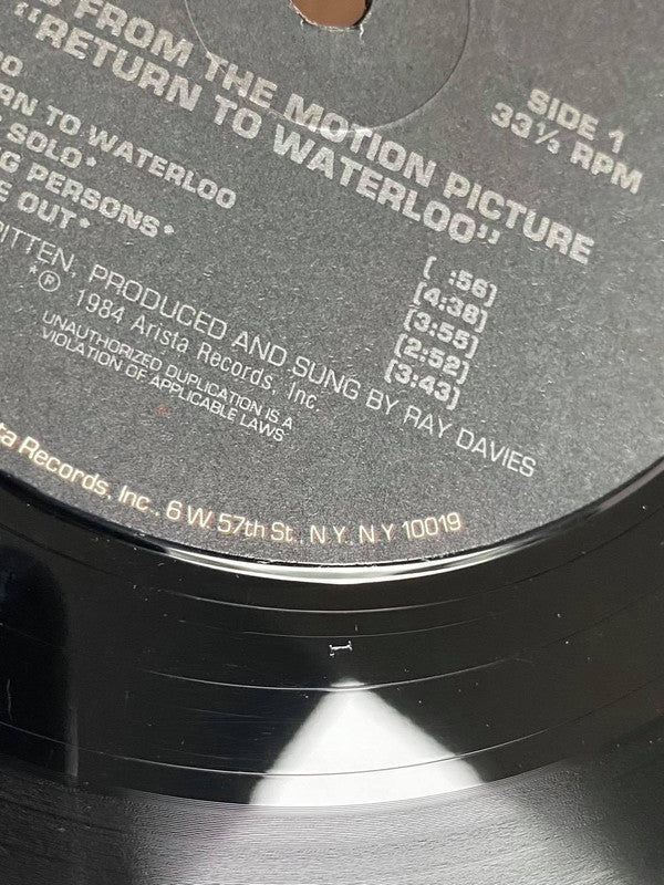 Ray Davies ~ Return To Waterloo (Vinyl) - Djungel & Jazz