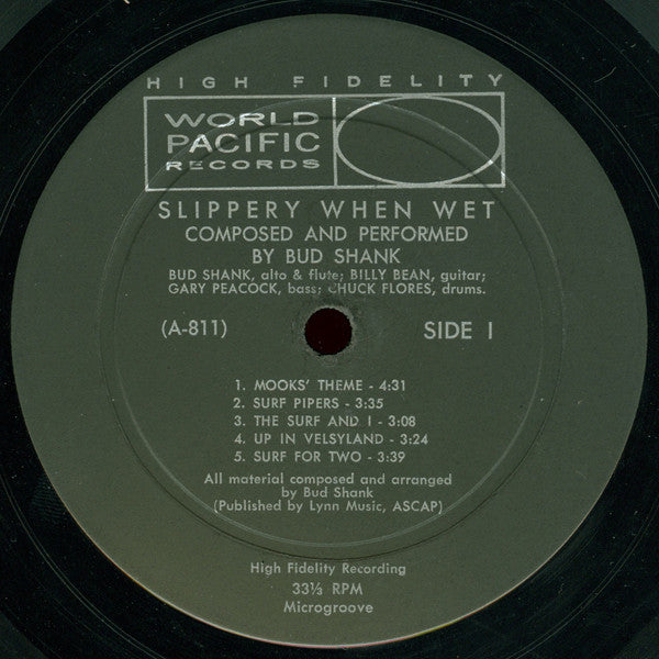 Bud Shank ~ Slippery When Wet (Vinyl) - Djungel & Jazz