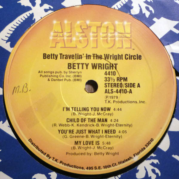 Betty Wright : Betty Travelin' In The Wright Circle (LP, Album, Rai)