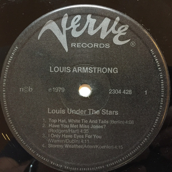 Louis Armstrong ~ Under The Stars (Vinyl) - Djungel & Jazz
