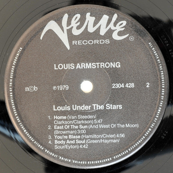 Louis Armstrong ~ Under The Stars (Vinyl) - Djungel & Jazz