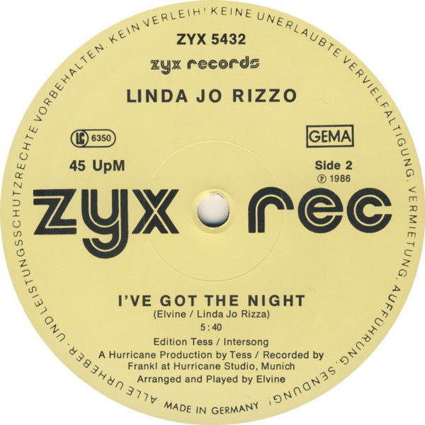 Linda Jo Rizzo ~ You're My First, You're My Last (Vinyl) - Djungel & Jazz