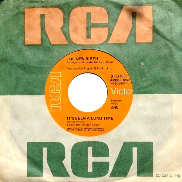 The New Birth ~ It´s Been A Long Time / Keep On Doin' It (Vinyl) - Djungel & Jazz