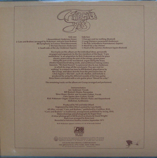 Yes ~ Fragile (Vinyl) - Djungel & Jazz