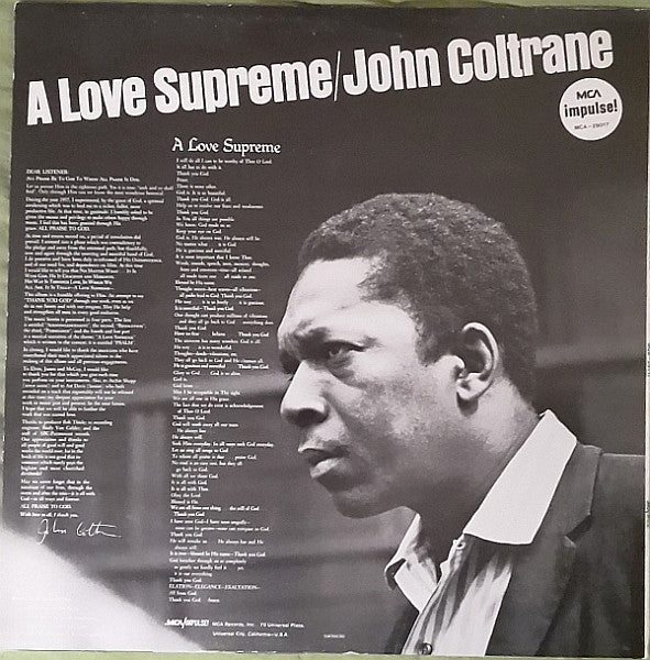 John Coltrane : A Love Supreme (LP, Album, RE)
