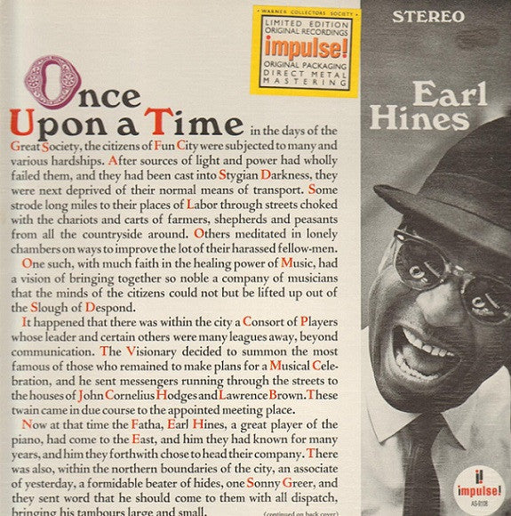 Earl Hines ~ Once Upon A Time (Vinyl) - Djungel & Jazz