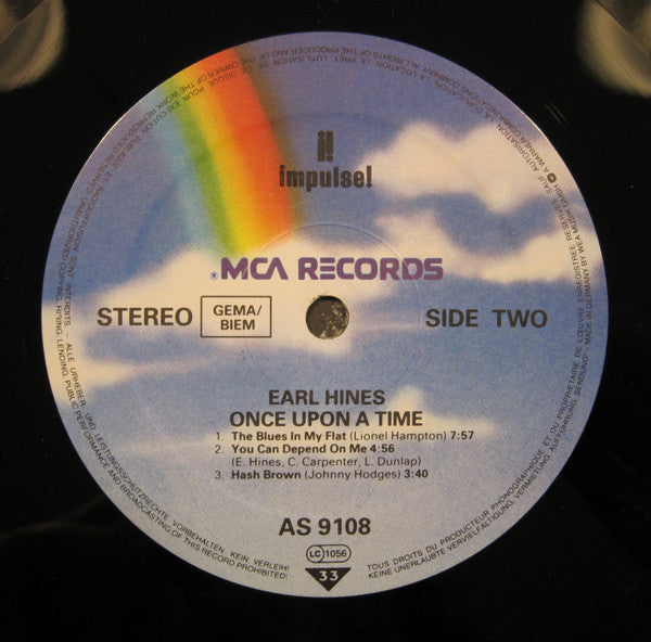 Earl Hines ~ Once Upon A Time (Vinyl) - Djungel & Jazz